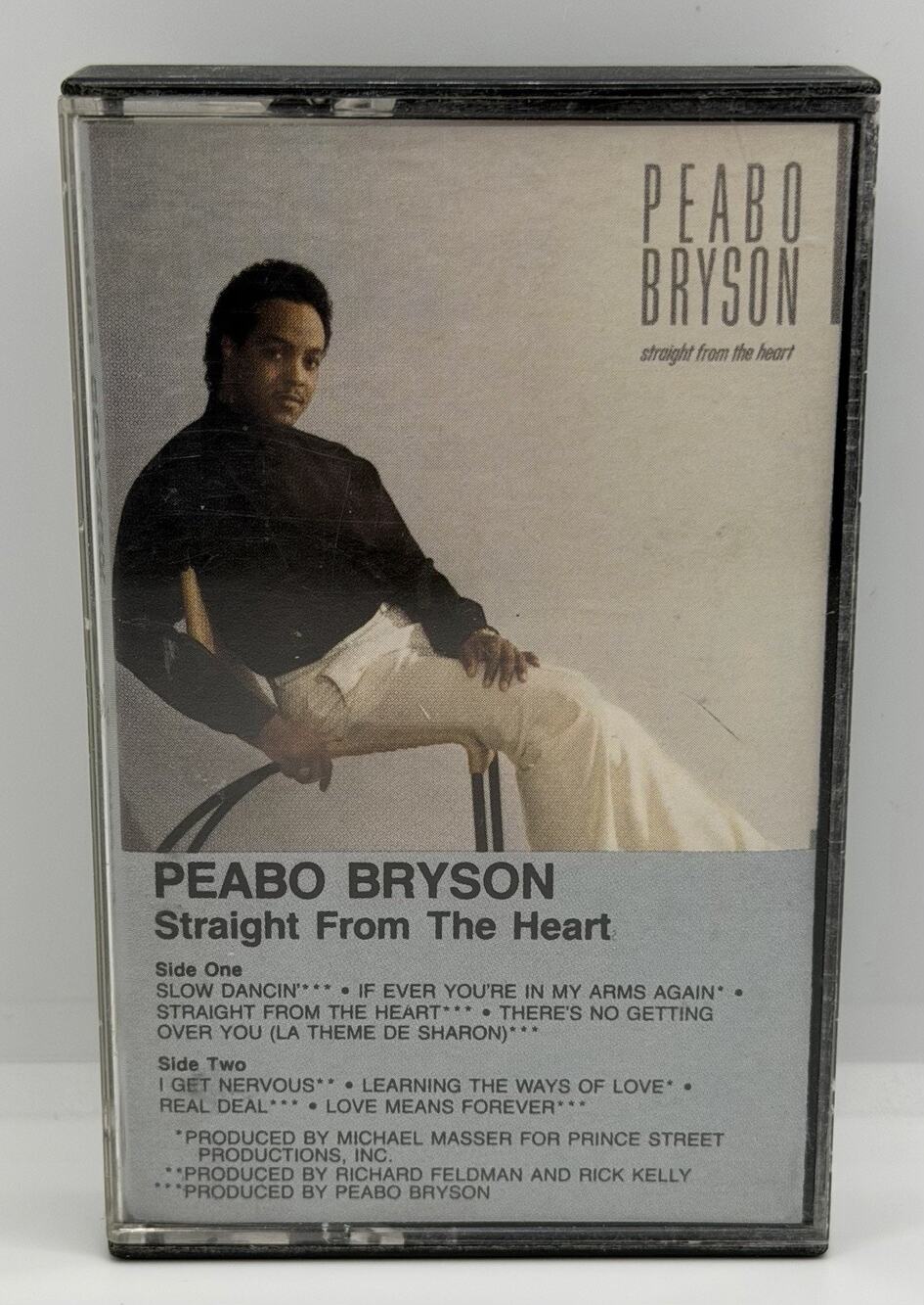 Pablo Bryson straight from the heart cassette 1984 Elektra